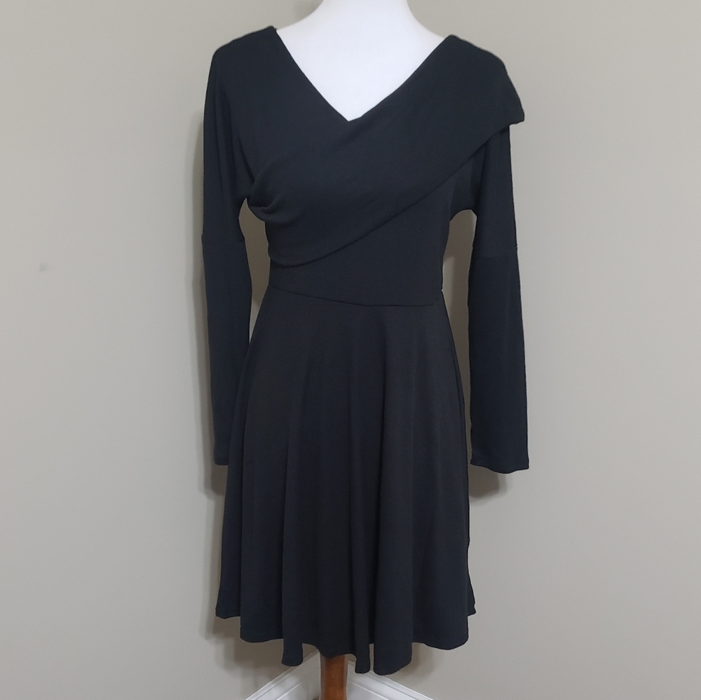 Black winter dress
